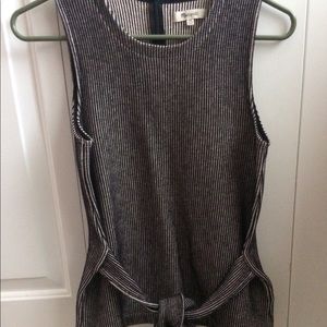 Madewell sleeveless textured top
